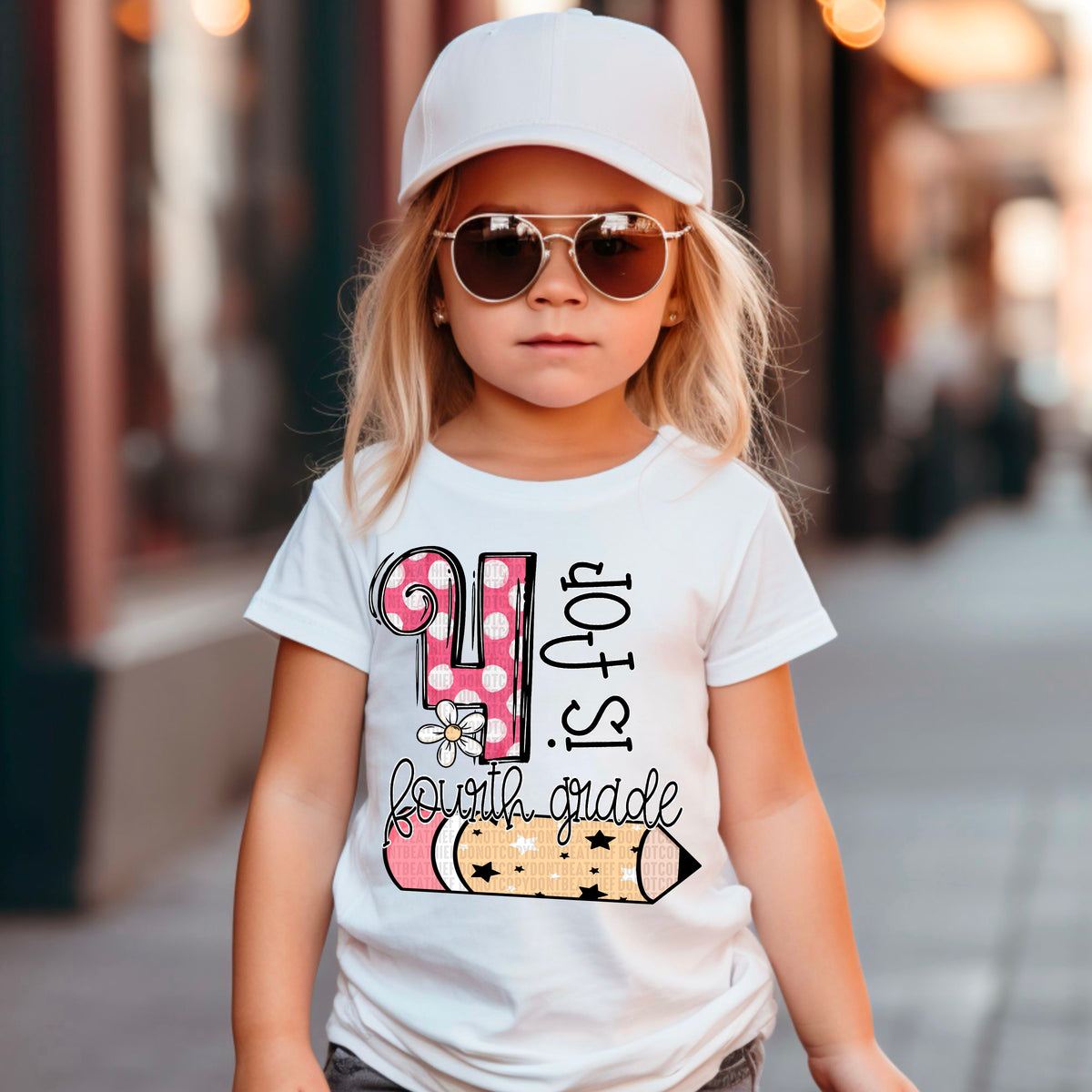 4 is for fourth grade-DTF