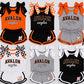 ABI Custom Bow Shirt and Shorts Set  -Pre Order