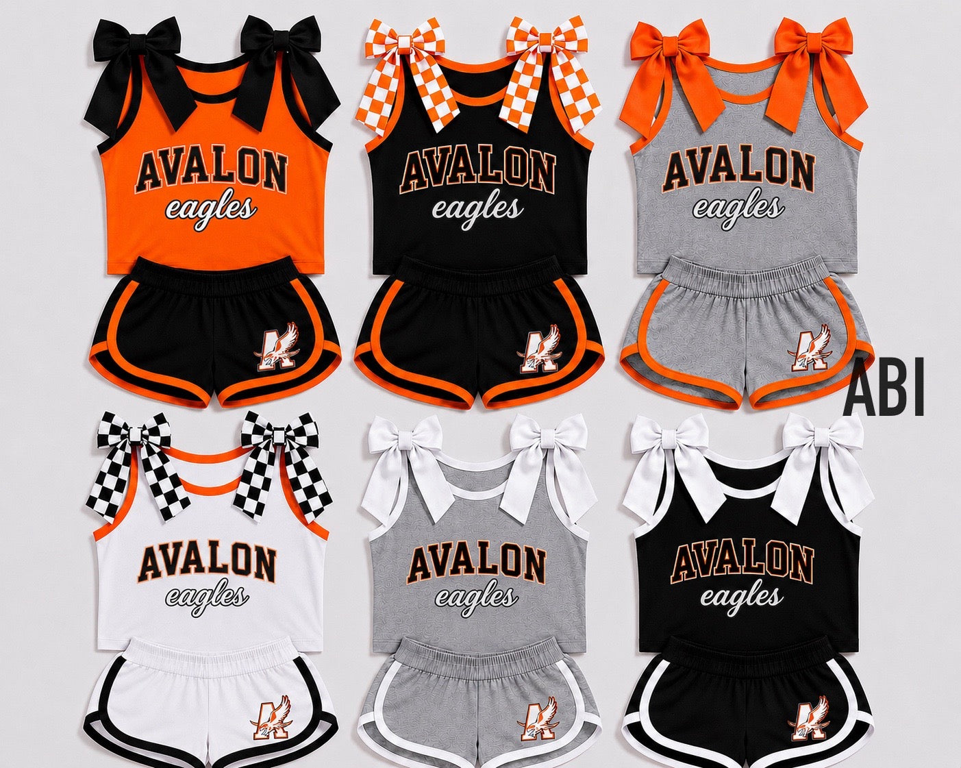 ABI Custom Bow Shirt and Shorts Set  -Pre Order