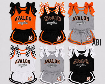 ABI Custom Bow Shirt and Shorts Set  -Pre Order