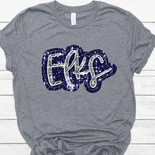 Elks sequin-DTF