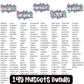 CHECKER FLOWER MASCOTS (dropdown)-DTF&UV