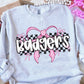 Pink bow mascot (dropdown)-DTF&UV