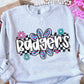 CHECKER FLOWER MASCOTS (dropdown)-DTF&UV