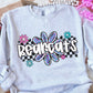 CHECKER FLOWER MASCOTS (dropdown)-DTF&UV