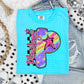 Rainbow Swirl Initials (Dropdown)- DTF&UV