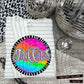Rainbow Splatter Rounds(Dropdown)- DTF&UV