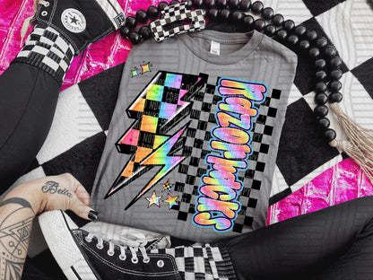 Neon Side Bolt Mascots (Dropdown)- DTF&UV