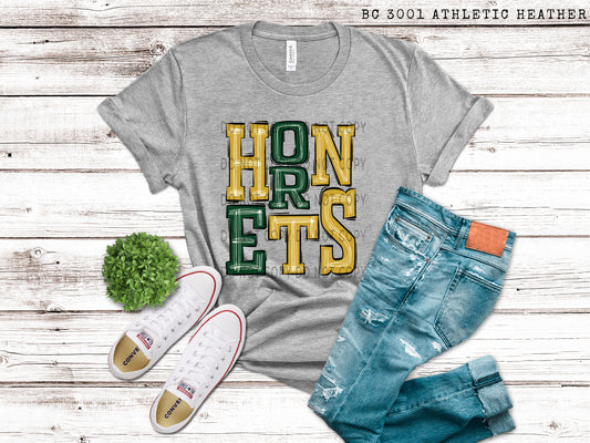 Hornets Green and Gold - DTF