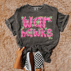 Pink Swirls Mascots(Dropdown)-DTF