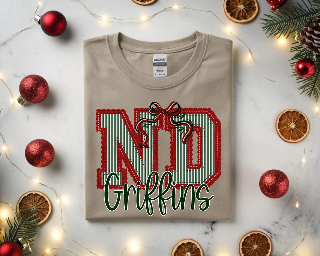 Custom Prepster Christmas Two letter Holiday: STATE, INITIALS ETC. -DTF&UV