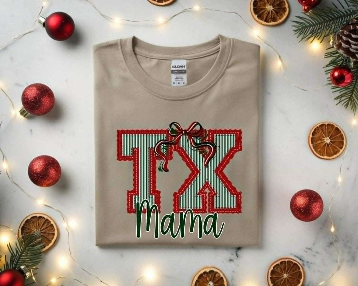Custom Prepster Christmas Two letter Holiday: STATE, INITIALS ETC. -DTF&UV