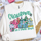 CHRISTMAS IN A SMALL TOWN * Custom*  -DTF&UV