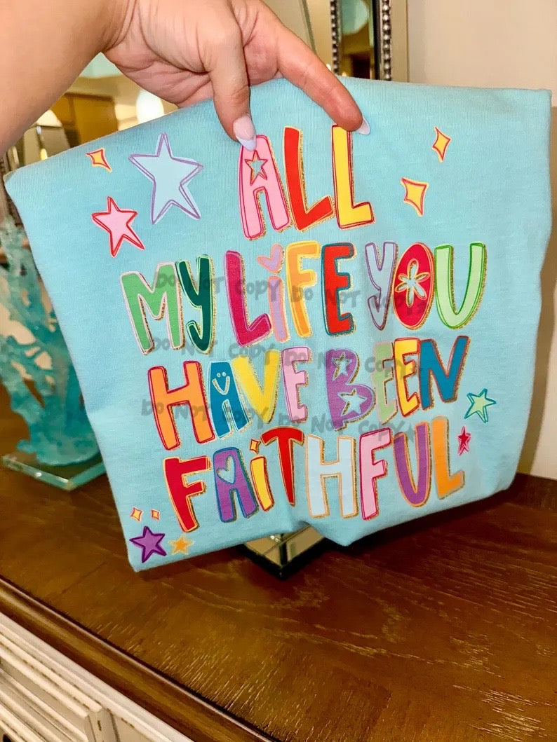 All my life you have been faithful stars - DTF&UV