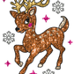 Doe With Pink Cheeks Faux Sequin - DTF