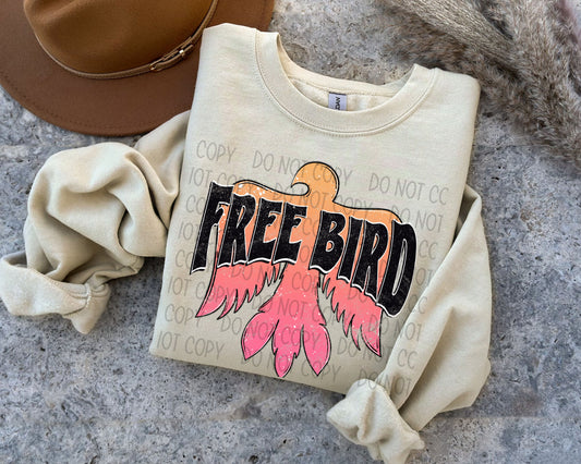 Free Bird Pink - DTF