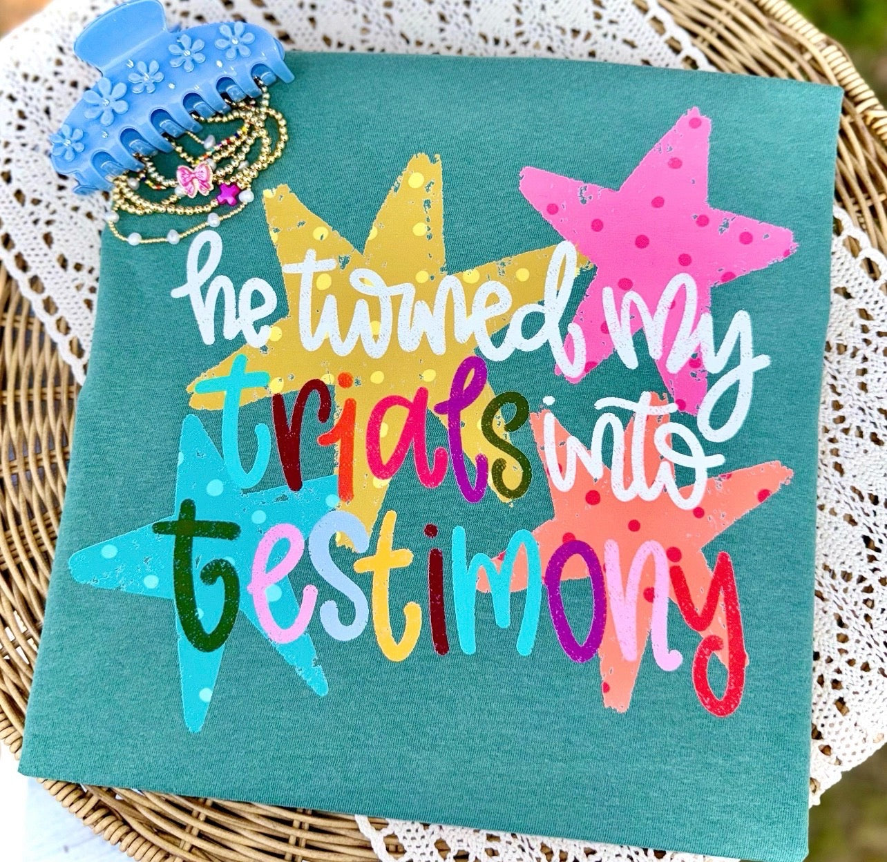 He turned my trials into testimony-DTF&UV