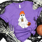 Ghost with coffee and pumpkin bucket-DTF