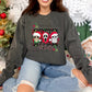 Horror Christmas Vibes Checkered - DTF