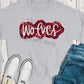 Wolves red sequin-DTF