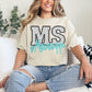 Polka Dotted Faux Embroidery States (ALL STATES)-DTF
