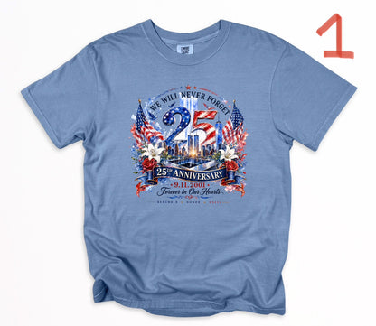 9/11 25th Anniversary (multiple options) -DTF&UV