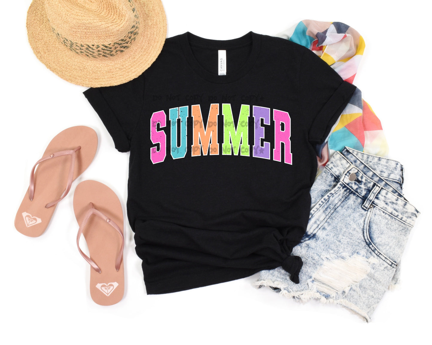 Summer Bright Distressed- DTF