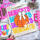 Bright Preppy Basketball(included FRONT AND BACK) DROPDOWN- DTF&UV