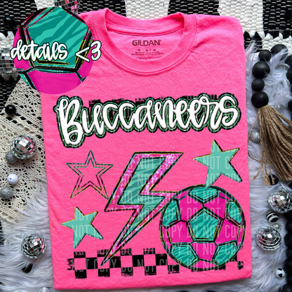 Soccer Bolt Mascots(Dropdown)-DTF
