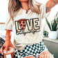 Love Language Pizza Faux Embroidery - DTF