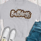 Bulldogs silver leopard-DTF