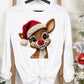 Red nose reindeer knit-DTF&UV
