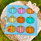 Colorful grid pumpkins  - DTF DEAL