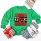 Holly Jolly Christmas Leopard With White Outline - DTF