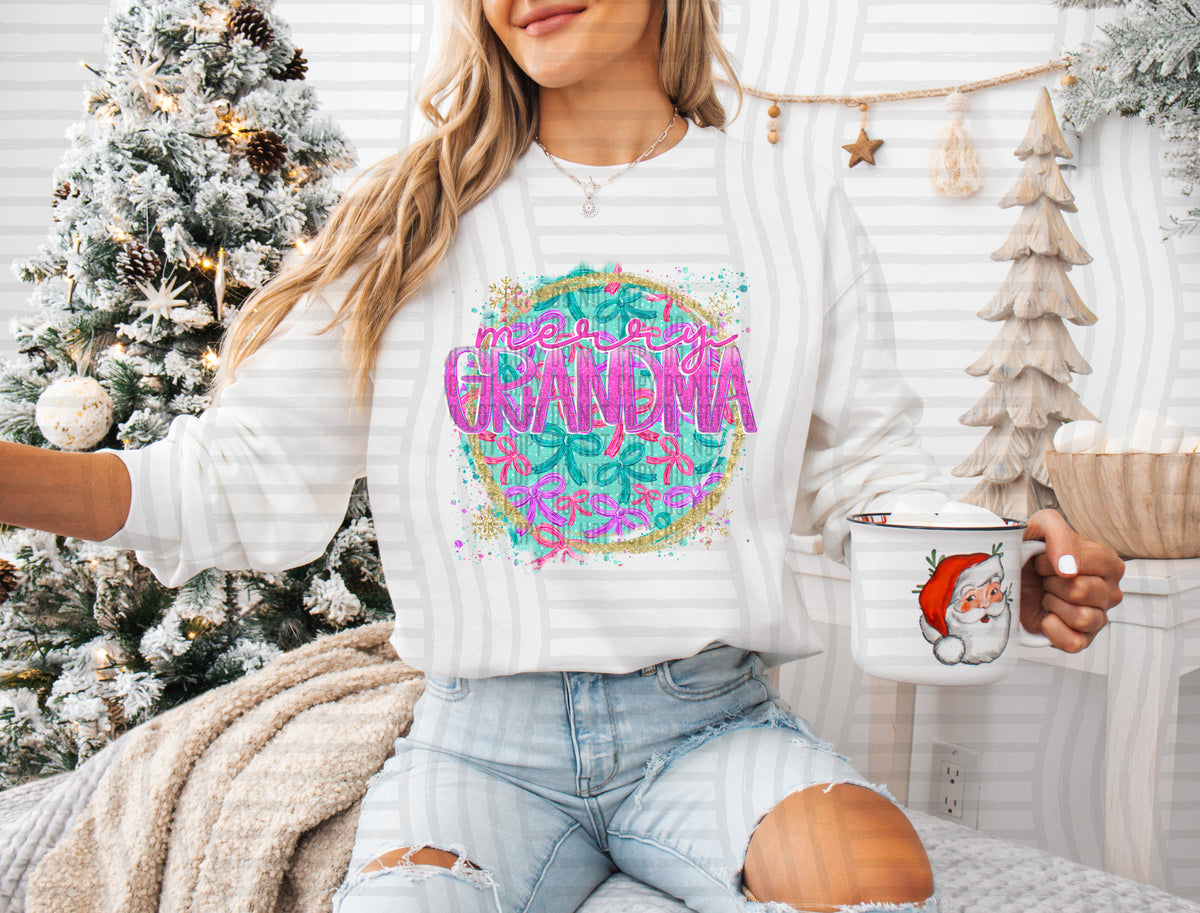 Snowflake Bow Names (DROPDOWN NAMES)-DTF&UV