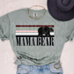 Mama Bear Stripe Retro-dtf