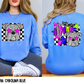 Bright Checkered Mascots (BACK- Dropdown)-DTF&UV