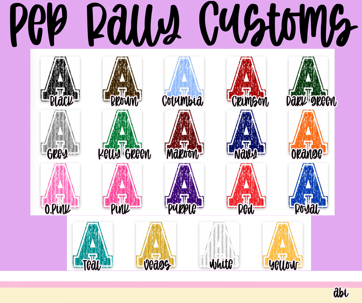 Pep Rally CUSTOM -DTF&UV