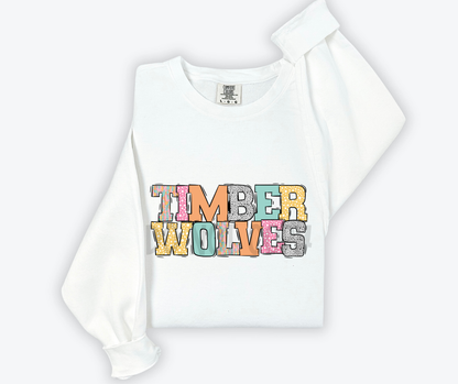 Pastel Stroke Varsity Mascots (ALL Mascots in this listing Dropdown)-DTF