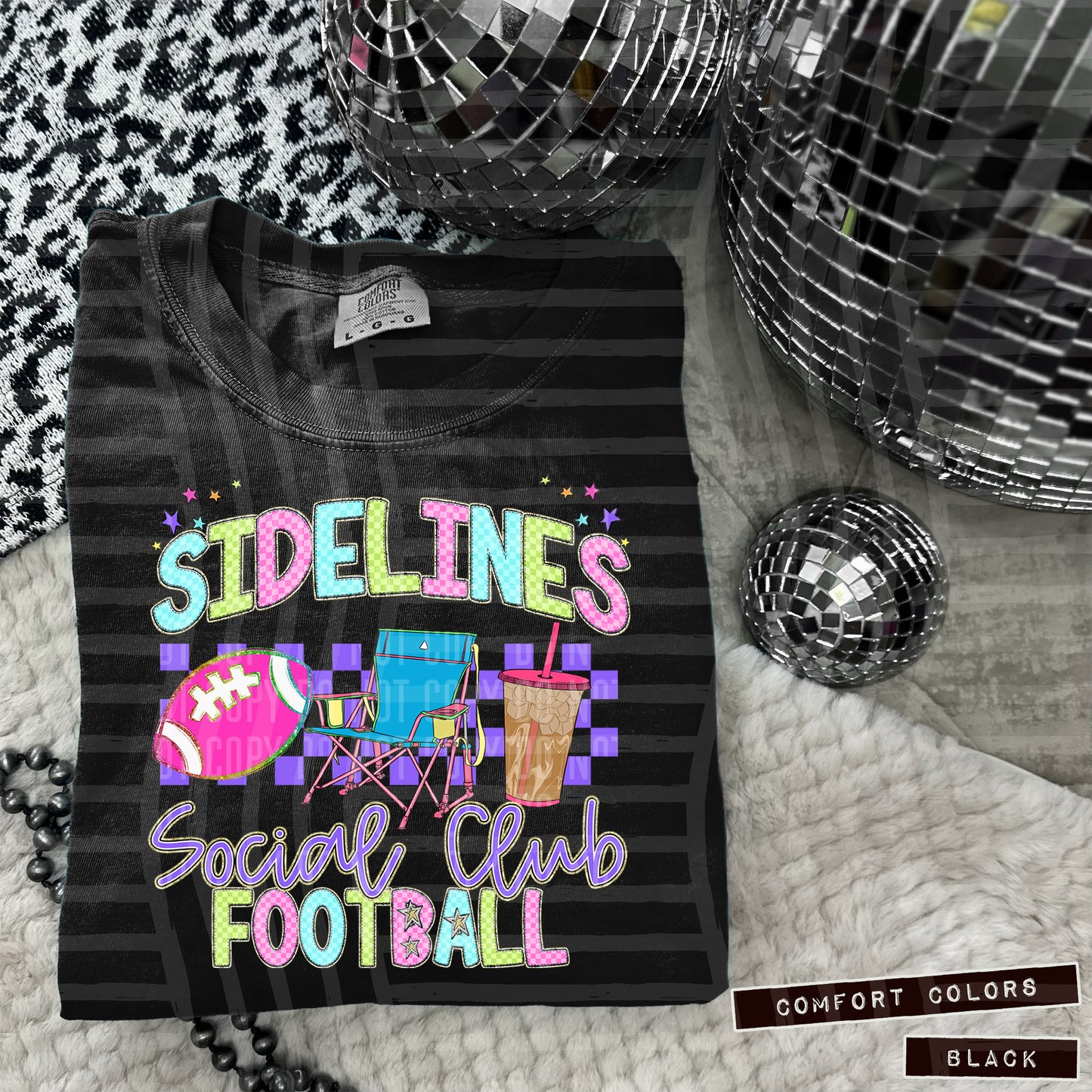 Sidelines Mama(Dropdown)-DTF