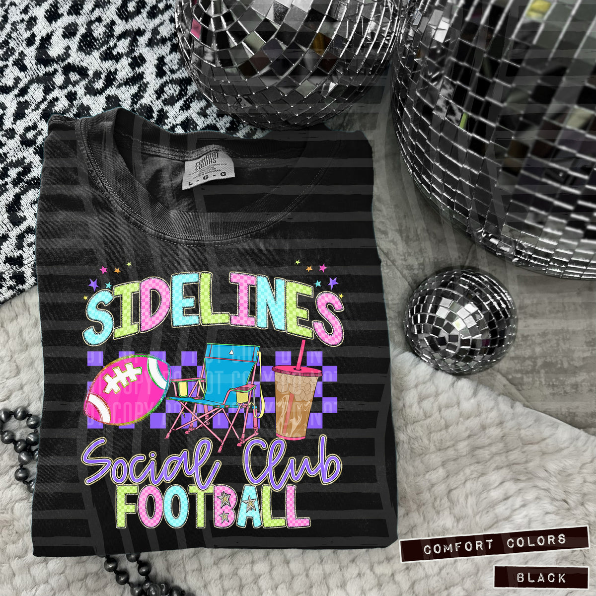 Sidelines Mama(Dropdown)-DTF