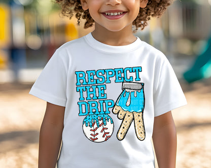Baseball Glove Drip(dropdown)-DTF