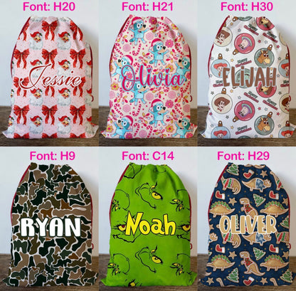 ABI custom Santa Sack -Pre Order