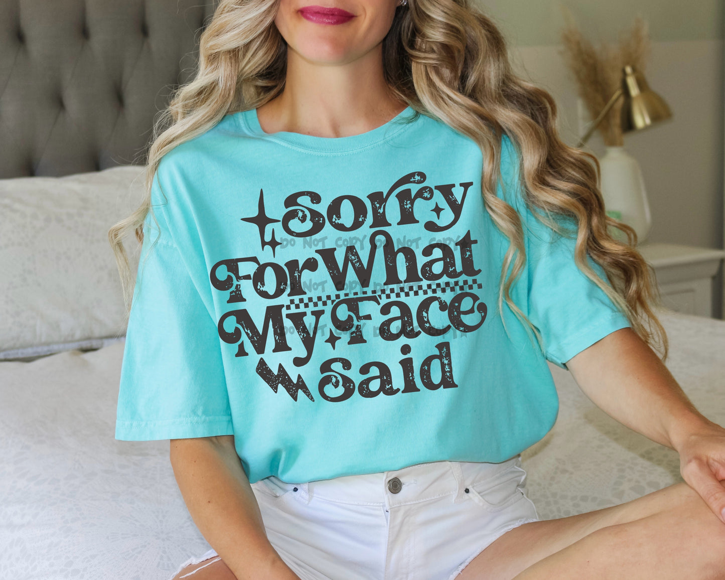 Sorry for what my face said -DTF&UV