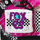 Pink Leopard Neon Mascots (dropdown)-DTF&UV