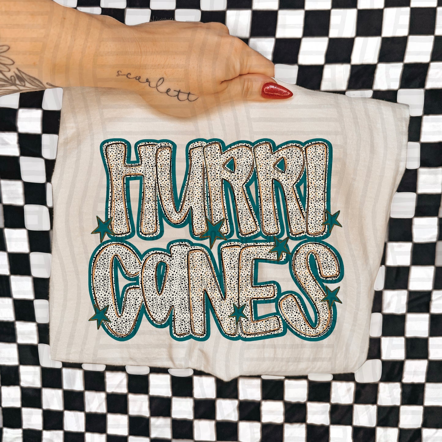 Teal Dotty (DROPDOWN MENU)-DTF&UV