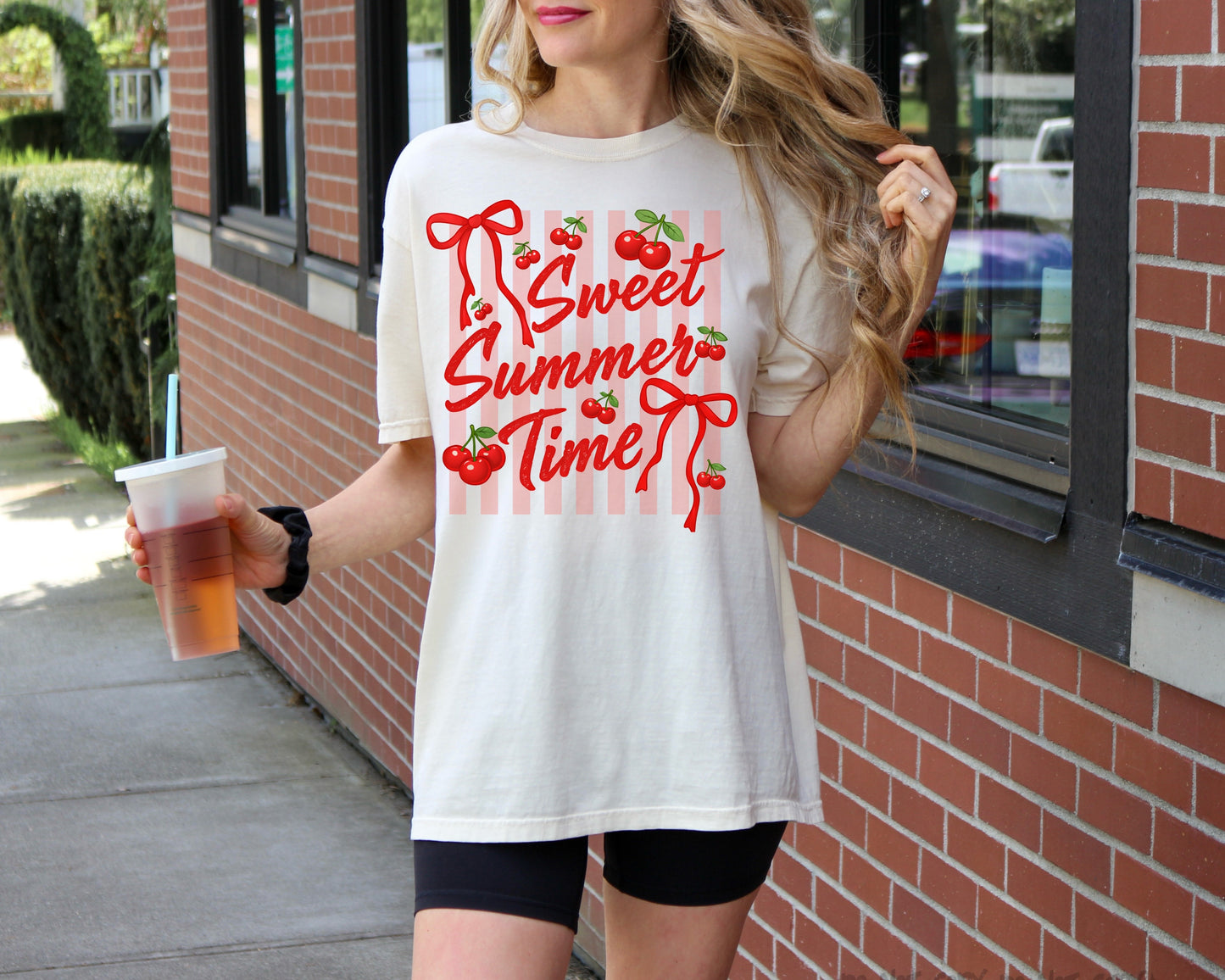 Sweet summer time cherries & bows-DTF&UV