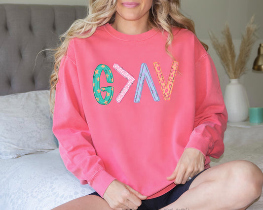 God is greater doodle-DTF&UV