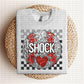 Baseball Mascots Faux Embroidery Checkered Sequins -DTF