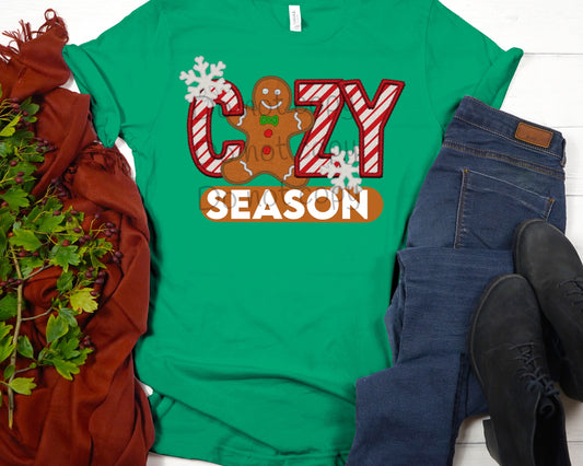 Cozy season gingerbread man-DTF
